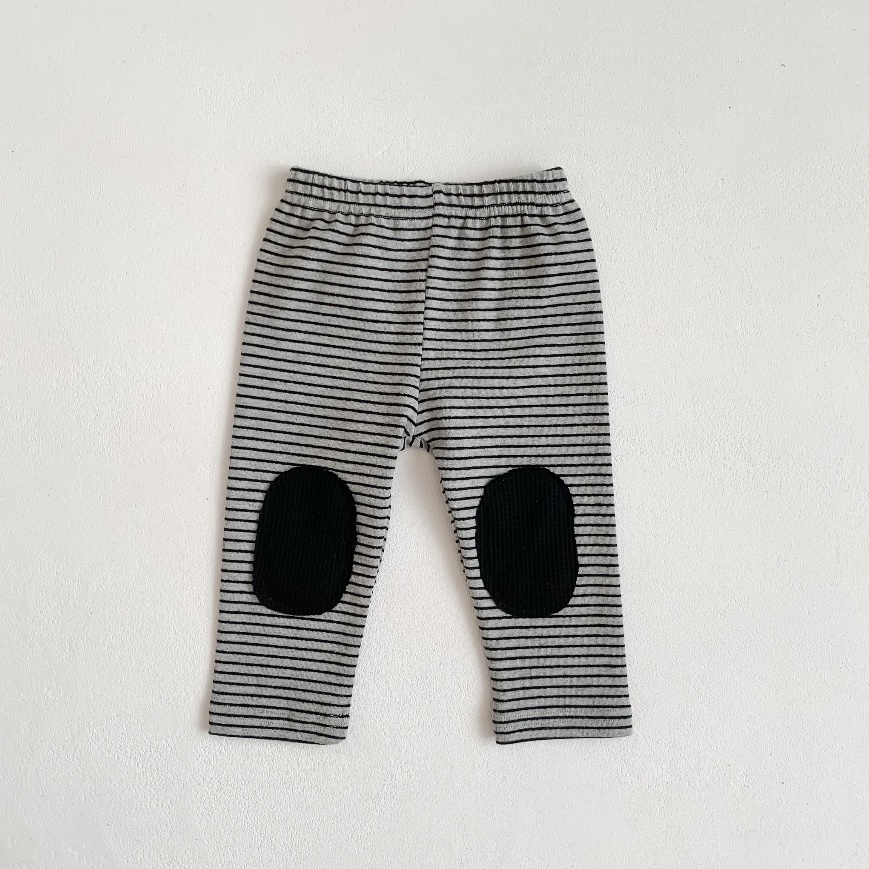 Hàng Mới Về Mới Quần Legging Họa Tiết Sọc Ngang Dễ Phối Đồ Cho Bé