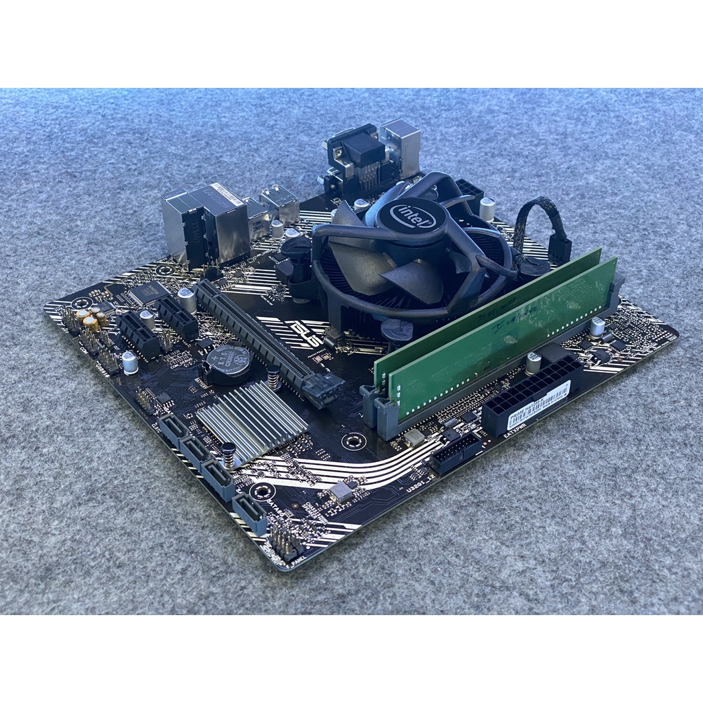 Giá huỷ diệt  Combo Main Chip Ram H410 H510 G6405 I5 10400F ram 8GB 2400 Bảo Hành 3 năm - Giá rẻ, thợ kỹ thuật H410m-k H