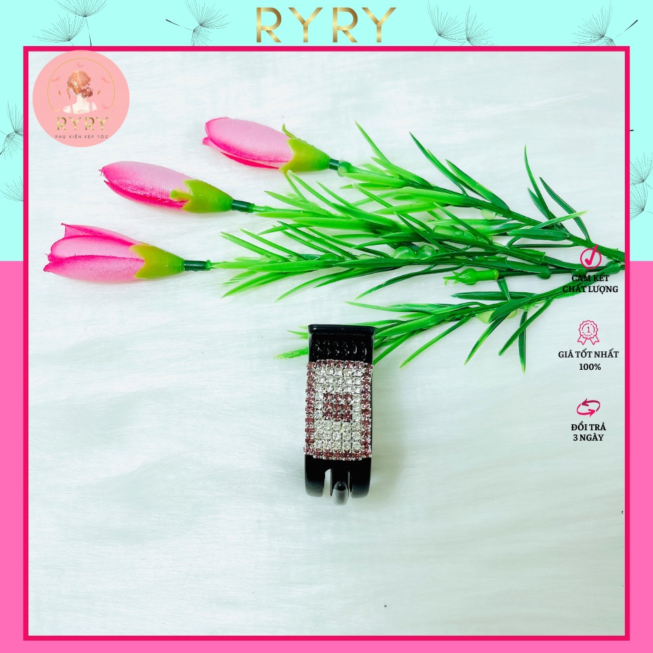 Kẹp Càng Cua 3 Răng Đính Đá Xinh Xắn Hàng Loại 1