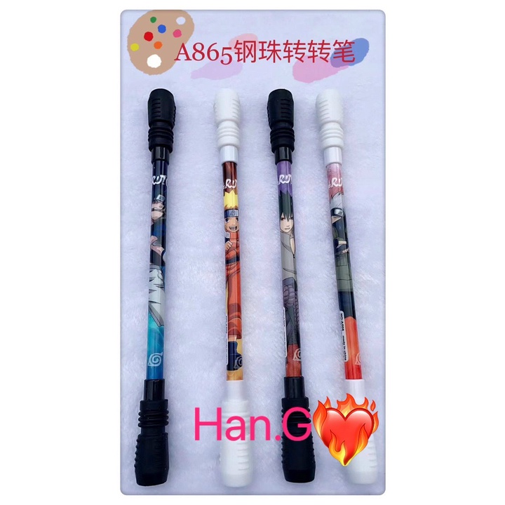 Bút quay phát sáng 2 đầu hình anime