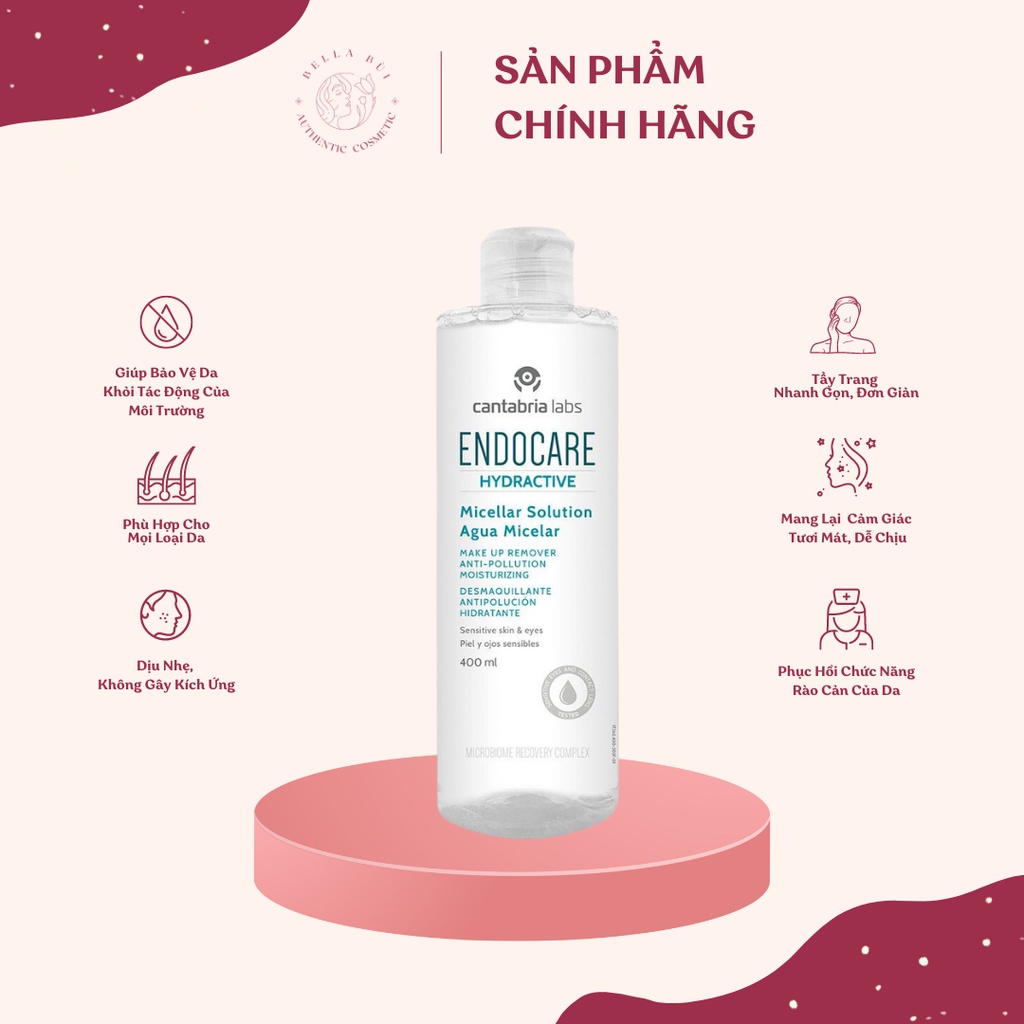 Nước Tẩy Trang Endocare Hydractive Micellar Solution 400ml