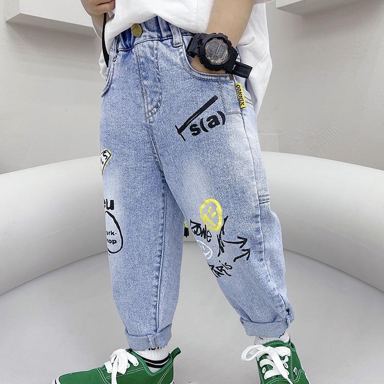 Quần Jean Dài Thiết Kế Mới Thời Trang 2022 Dành Cho Bé Trai