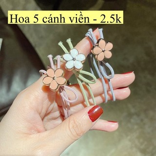 Cột tóc các màu nữ xinh xắn