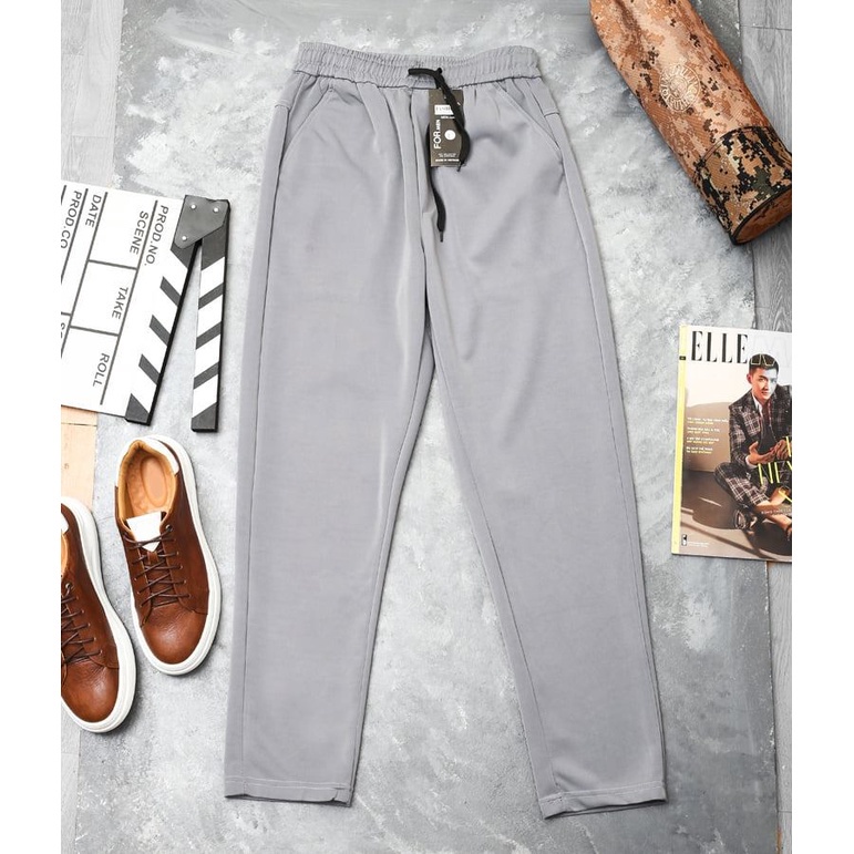 Quần dài nam phong cách thể thao, form Slimfit, ống suông, co giãn 4 chiều, trẻ trung, năng động - Hai màu đen, xám QPL