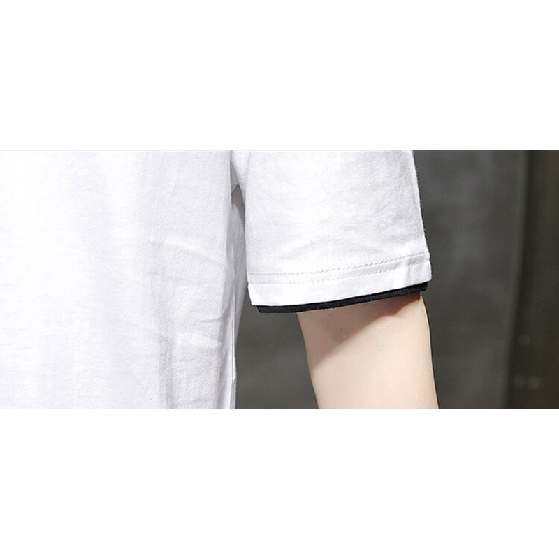 Áo Thun Lụa Lạnh Tay Ngắn Dáng Rộng Thời Trang Mùa Hè Cho Nam Giới