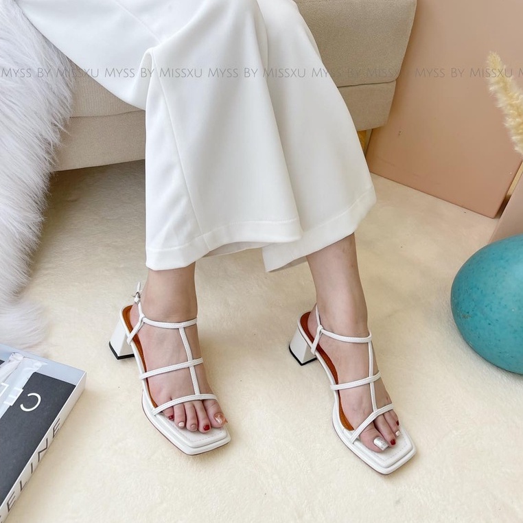 Giày sandal nữ quai chiến binh gót trụ 5 cm thời trang MYSS - SD160