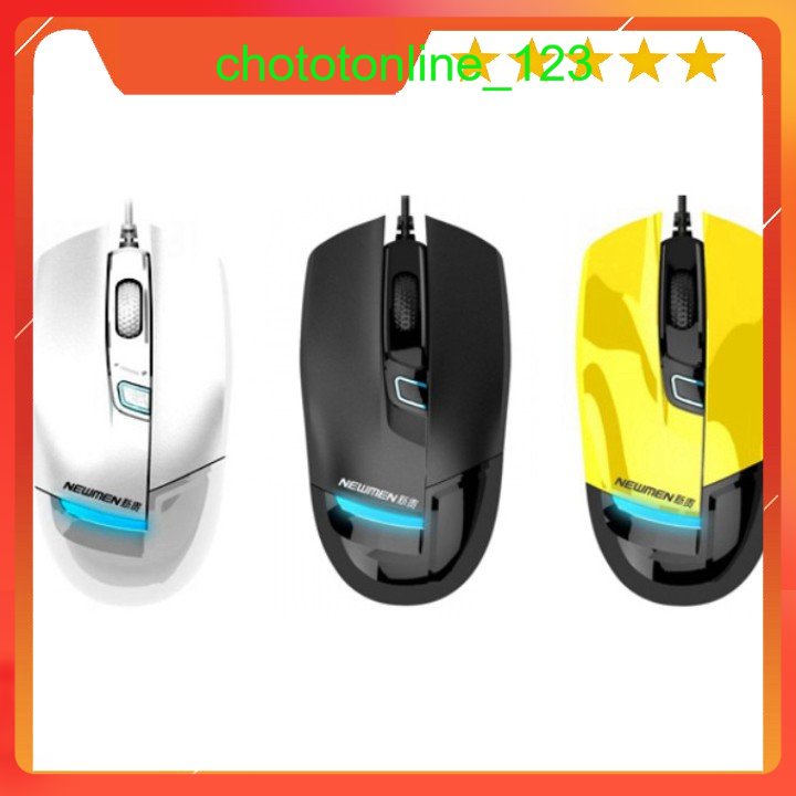 Chuột Máy Tính Chơi Game Có Dây Newmen G10+ DPI 3200 Switch Kaith - Hàng Chính Hãng