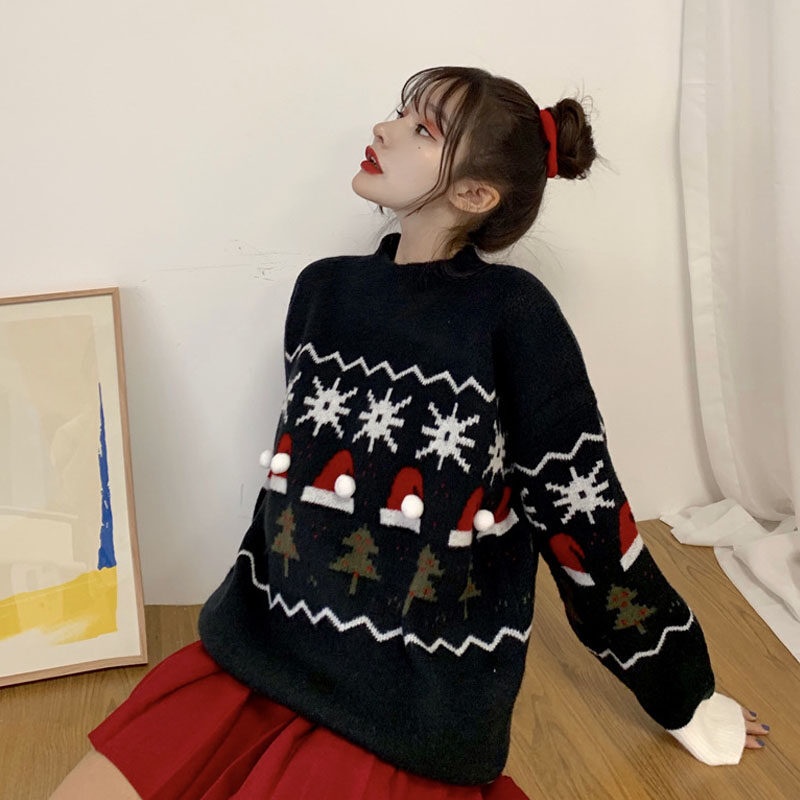 Áo len IELGY dệt kim phong cách Hàn Quốc thời trang cho bạn nữ