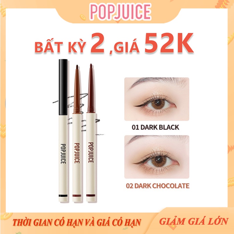 Bút Kẻ Mắt POPJUICE Dạng Gel Siêu Mịn Nhanh Khô Chống Nước Chống Mồ Hôi Lâu Trôi Thương Hiệu POPJUICE