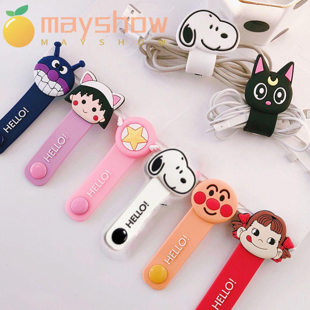 Dây quấn cáp/ tai nghe gọn gàng kiểu hoạt hình xinh xắn