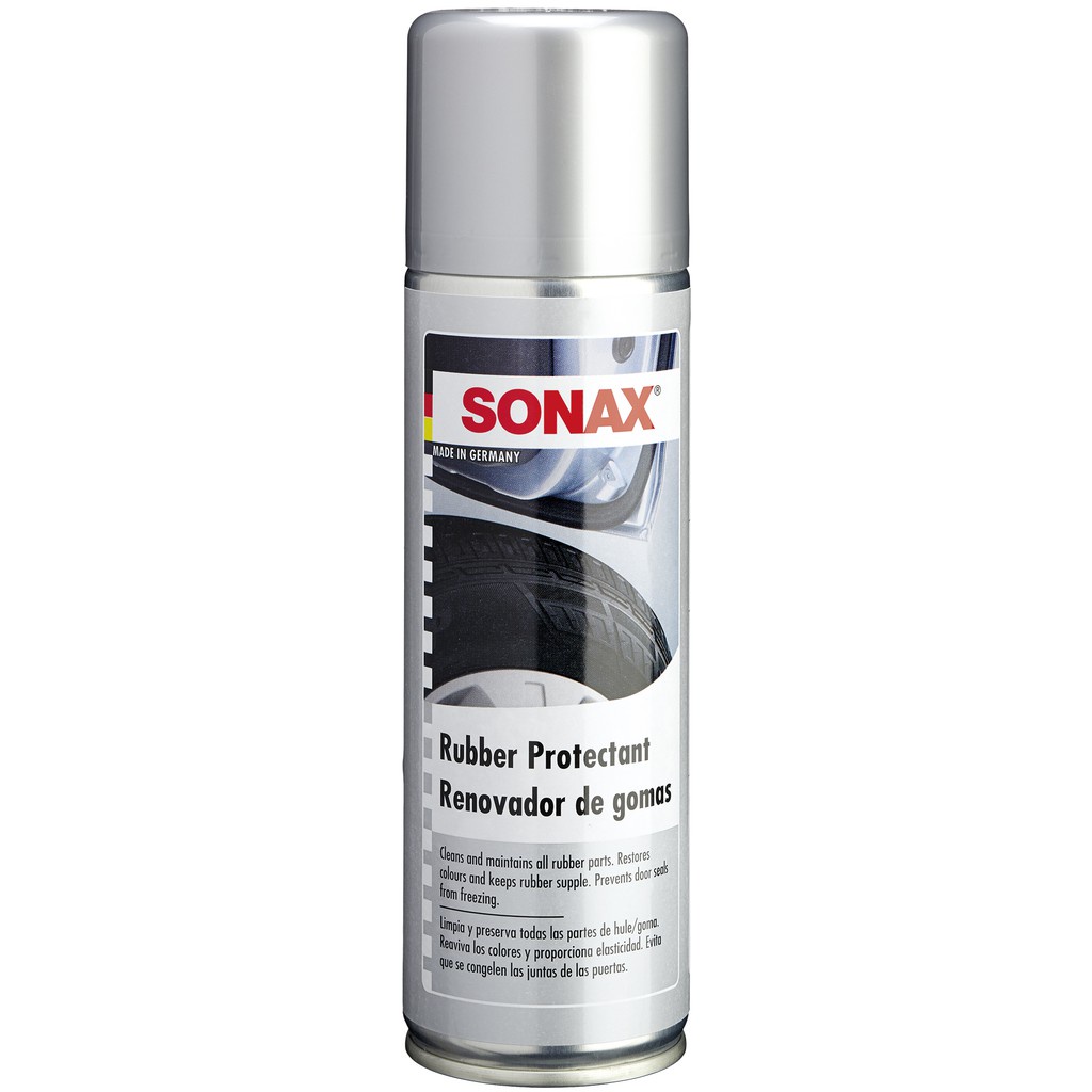 DUNG DỊCH BẢO DƯỠNG DÀN NHỰA CAO SU, LỐP XE Ô TÔ VÀ XE MÁY- SONAX RUBBER PROTECTANT (mã hàng 340200)