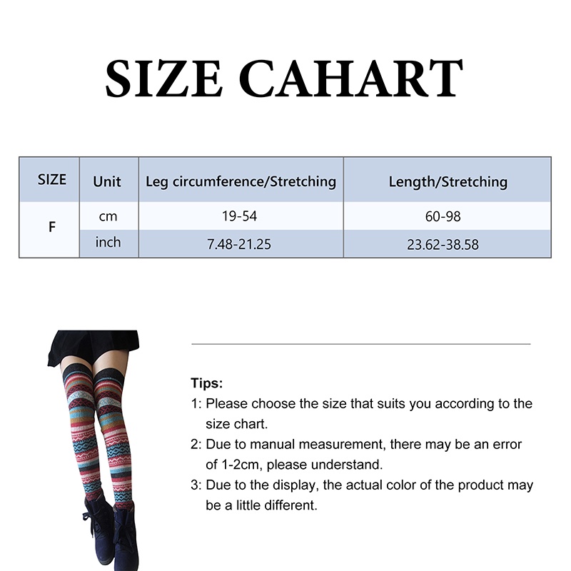 Vớ Đầu Gối Giữ Ấm Nhiều Màu Sắc Hợp Thời Trang