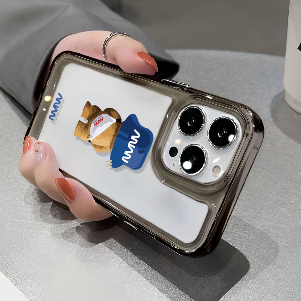 Ốp Điện Thoại Trong Suốt Hình Gấu NASA Cho iphone 14 Pro Max 13 11 12 7Plus X XR XS Max 8 7