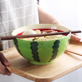 Bộ bát đĩa sứ Dưa Hấu dễ thương