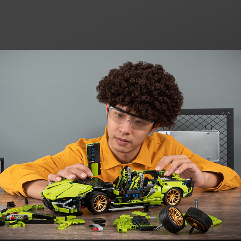 Xe Hơi Lamborghini Si N FKP 37 MOC Technic MOC 8600 Tỉ Lệ 1: 14