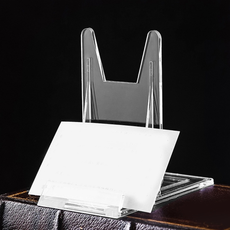 Bộ 10 Giá Đỡ Trưng Bày Khung Ảnh Bằng Acrylic Tùy Chỉnh Tiện Dụng Trang Trí Tiệc / Lễ Hội