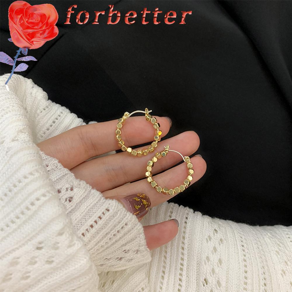 Khuyên tai dáng vòng độc đáo thời trang phong cách Hàn Quốc