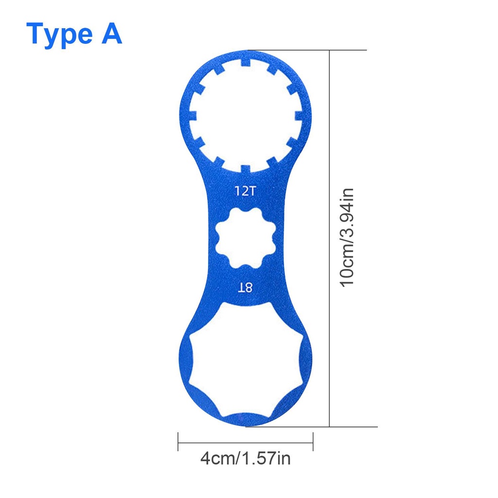 Cờ Lê Tháo Phuộc Trước Bằng Hợp Kim Nhôm Cho SUNTOUR XCM / XCR / XCT / RST B Red