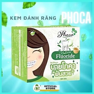 Kem đánh răng PHOCA, kem đánh răng thảo dược Thái Lan 25g
