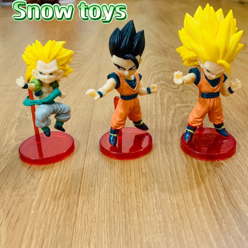 Mô hình Dragon Ball - Mô hình Majin Buu Buutenks Super Buu Gohan Goku Gotenks SSJ3 Ma bư mập gầy - Cao 10~12cm