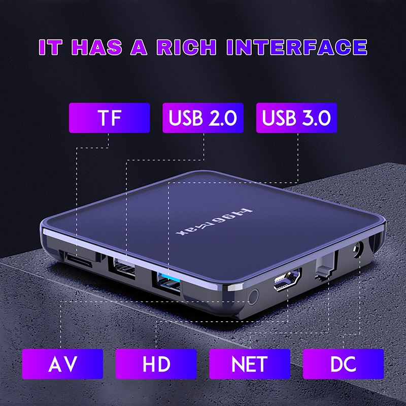 Tivi box android 12.0 Ram 4G Rom 32GB hình ảnh sắc nét xem phim truyền hình giải trí miễn phí bảo hành 12 tháng tv box