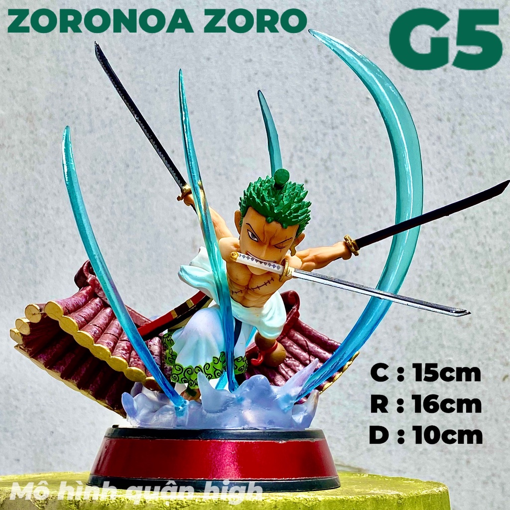 Mô hình G5 hàng F1 One Piece - Ace Luffy Boa hancock Franky Mihawk Sabo Law Yamato Zoro Marco Doflamingo Kata