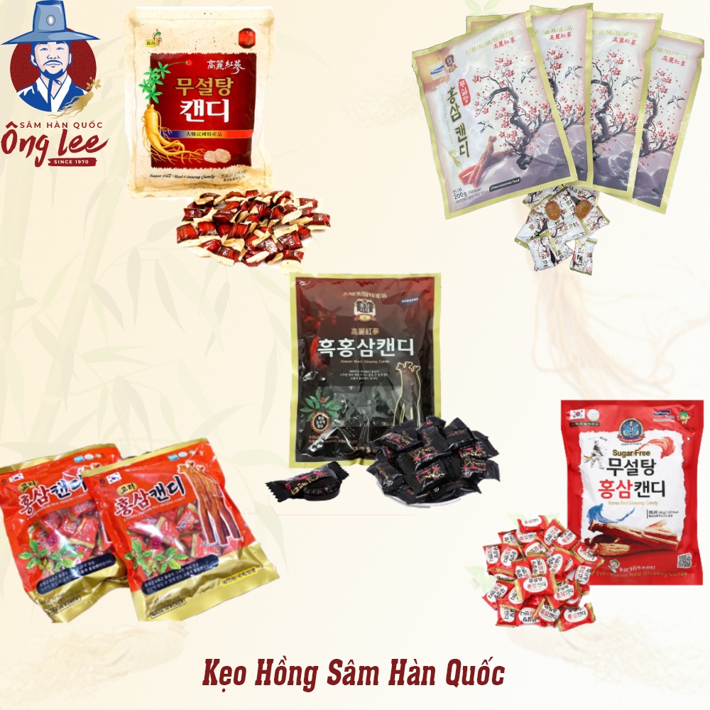 Kẹo Cứng Hồng Sâm Hàn Quốc