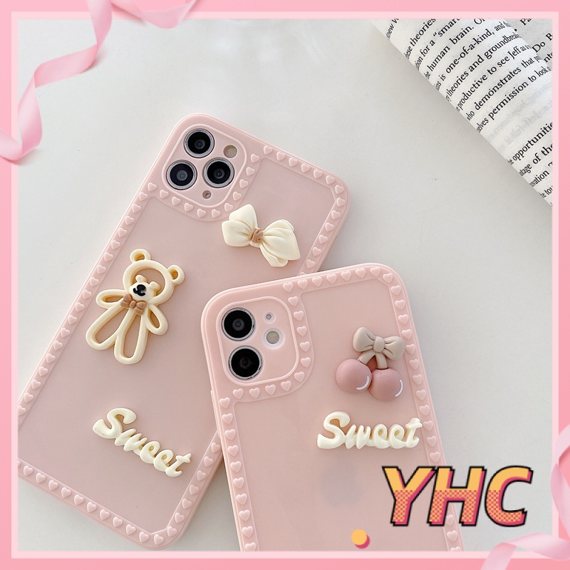 ốp iphone Họa Tiết Trái Cherry 3D Dễ Thương tương thích iPhone 6/6plus/6s/6splus/7/7plus/8/8plus/x/xs/xr/xsmax/11/12/13/pro/max/plus/promax-053