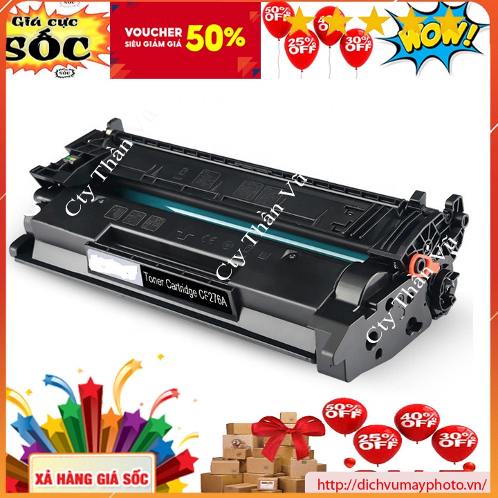 Hộp mực in HP 76A  dùng cho máy in HP Pro M304, 404d, 404dn, MFC M428fdn - .CANON 223d, 226d 449 chấ