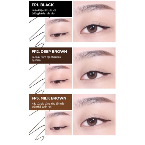Bút Kẻ Mắt Nước Sắc Nét, Bền Màu Lâu Trôi Merzy Perfect Fixing Pen Eyeliner