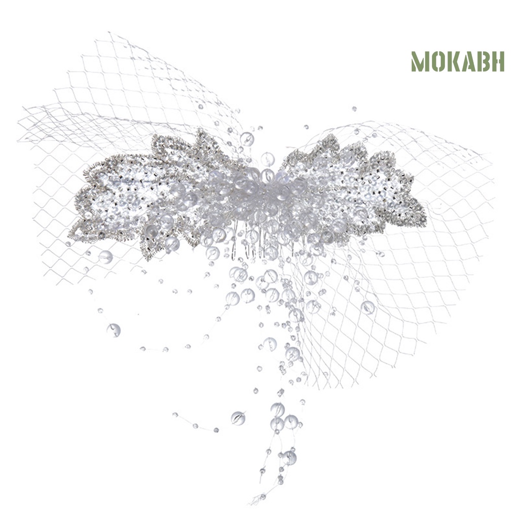 Kẹp Tóc Đính Pha Lê Giả Màu Sắc Ngọt Ngào Cho Cô Dâu