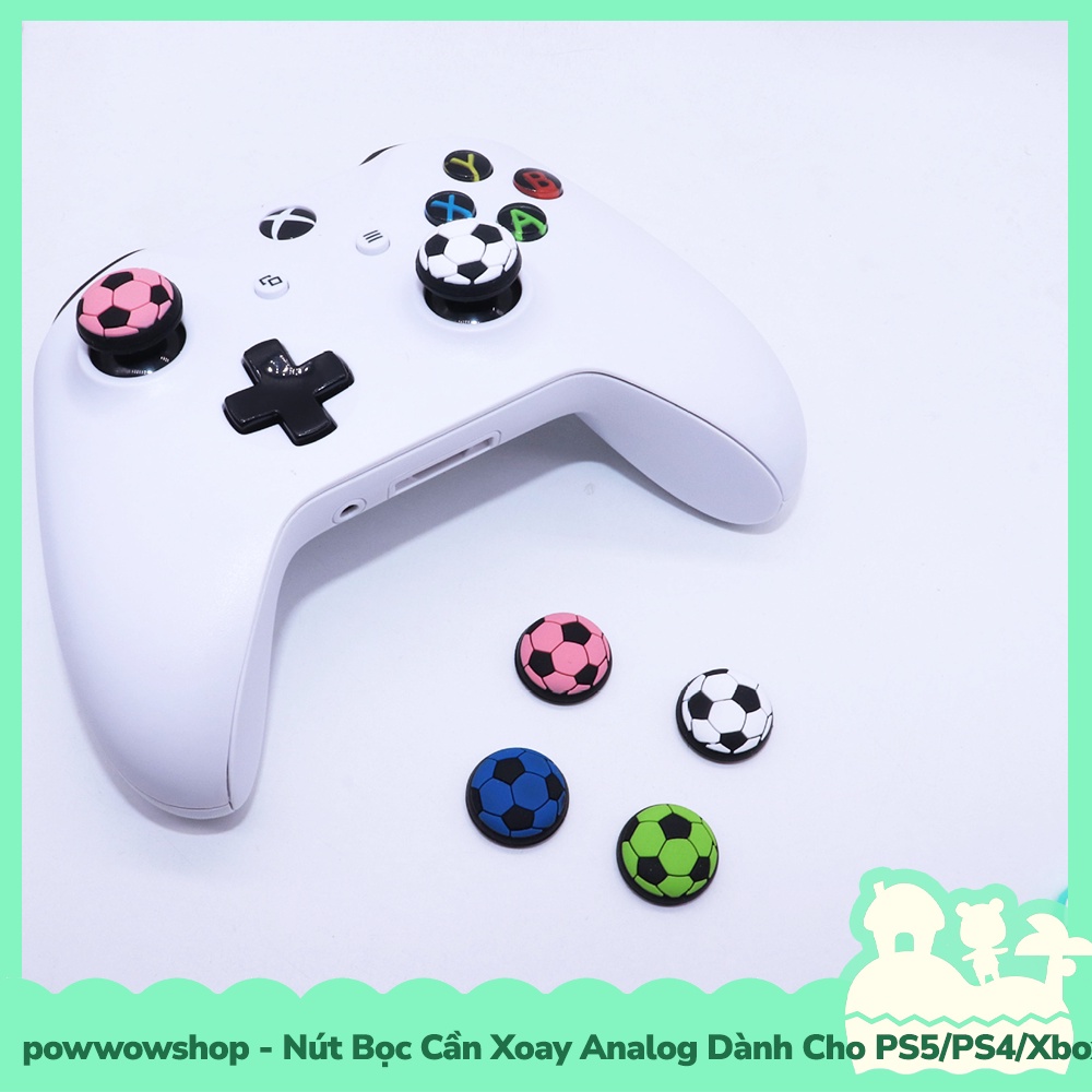 [Sẵn VN - Hỏa Tốc] PS4/PS5/XboxSeriesX/NSPro Nút Bọc Cần Xoay Analog Dành Cho Tay Cầm Controller Phong Cách Football