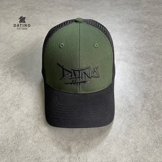 Nón lưỡi trai rêu phối lưới, nón kết thêu logo DATINO form unisex nam nữ chất liệu kaki đứng form