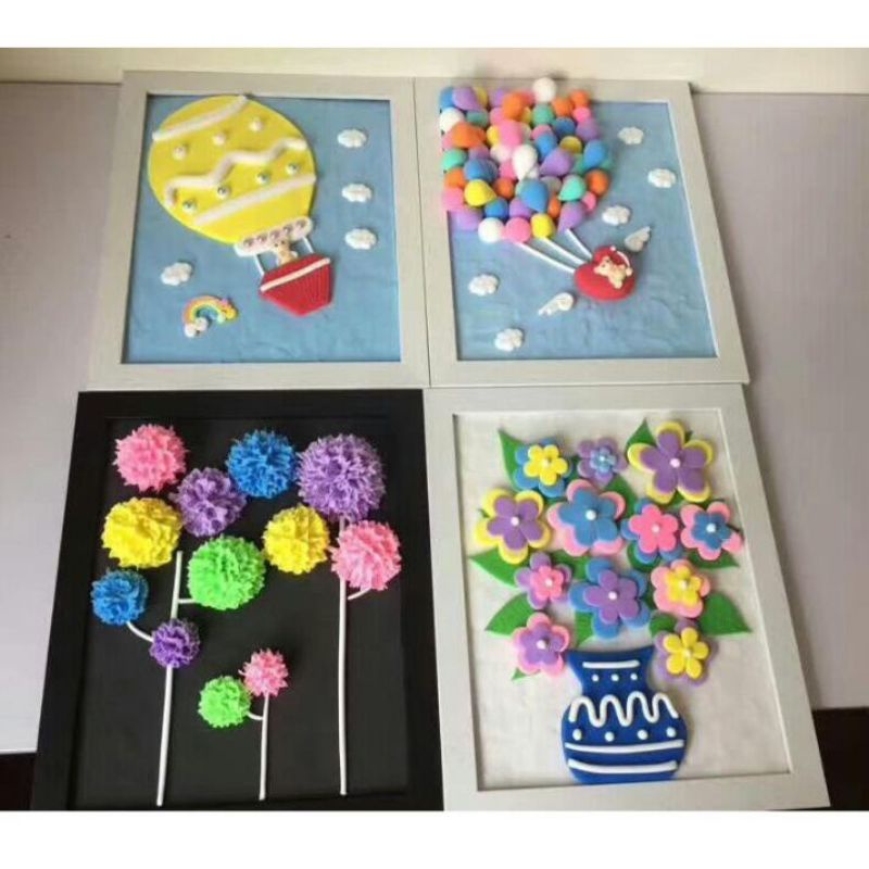 Túi 12 Gói Đất Sét Nhật Tự Khô, Nguyên Liệu Làm Butter Slime