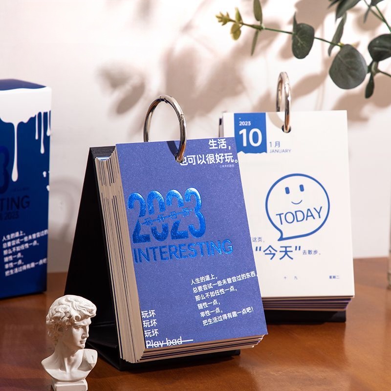 Lịch Để Bàn Năm 2023 Xoay 365 Ngày Đếm Ngược Dùng Để Trang Trí