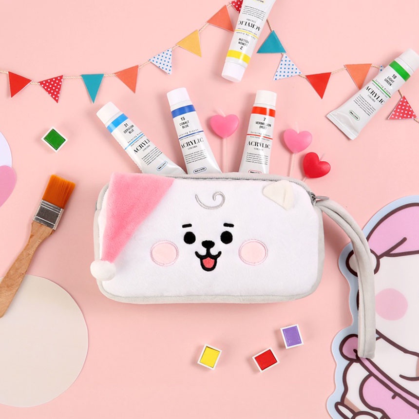 Túi Đựng Bút Hình Búp Bê BT21 Ốp