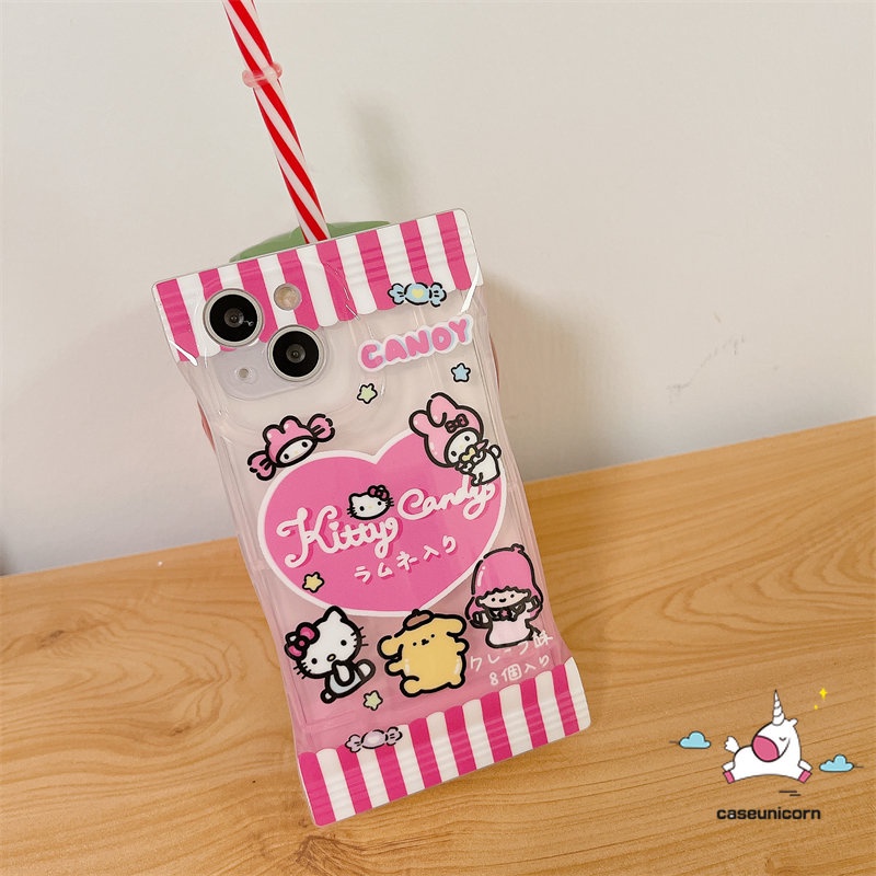 Ốp Điện Thoại Dẻo Họa Tiết Hello Kitty Cho iPhone 7plus 11 12 13 14 Pro Max XR 8 7 6 6s 14 Plus X Xs Max SE 2020