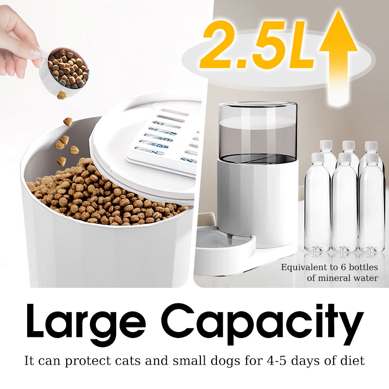 HamshMoc Máy Đựng Nước Uống Tự Động Cho Thú Cưng Cỡ Nhỏ / Vừa / Nhỏ