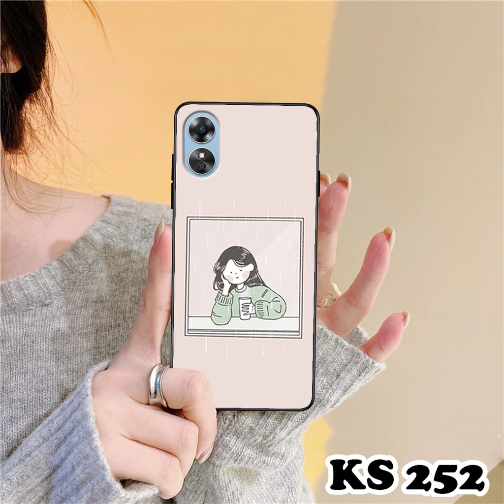 Ốp lưng Oppo A17 - A17k in hình bé gái dễ thương - Chất liệu TPU cao cấp