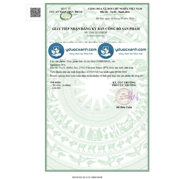 Mua  FERRODUE, 15ml, Sắt nhỏ giọt cho bé - Y Dược Xanh