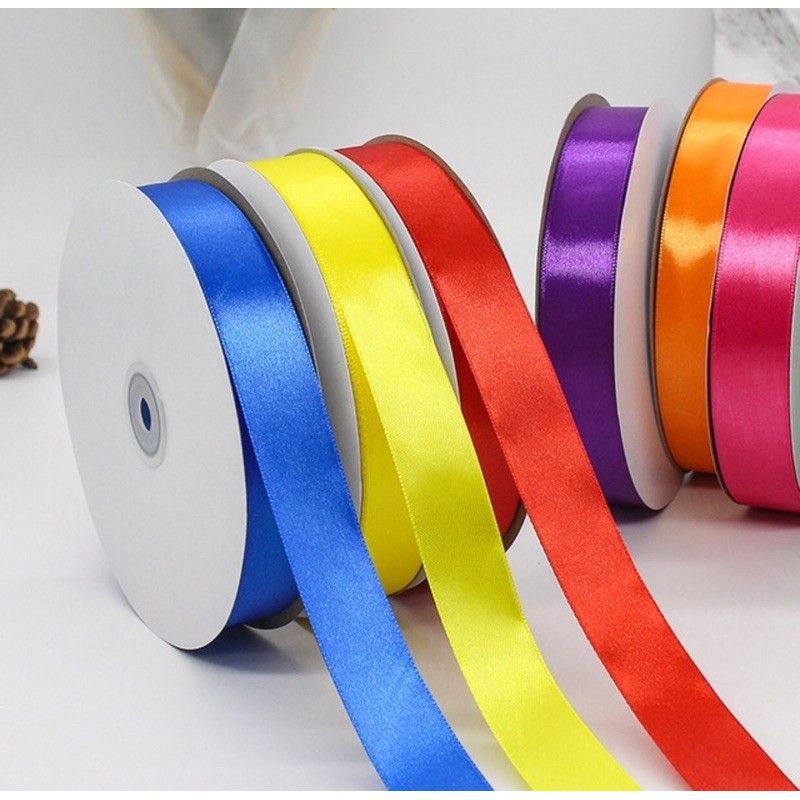 1 MÉT RUY BĂNG LỤA MÀU ĐA DẠNG 2P5 - DÂY NƠ VOAN GÓI HOA 2,5CM