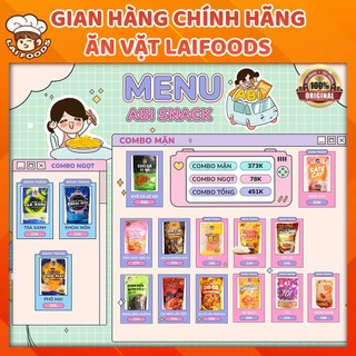 [GIÁ SỐC] BÁNH TRÁNG ABI 15 VỊ MUA 2 TẶNG 1 MÓC KHOÁ