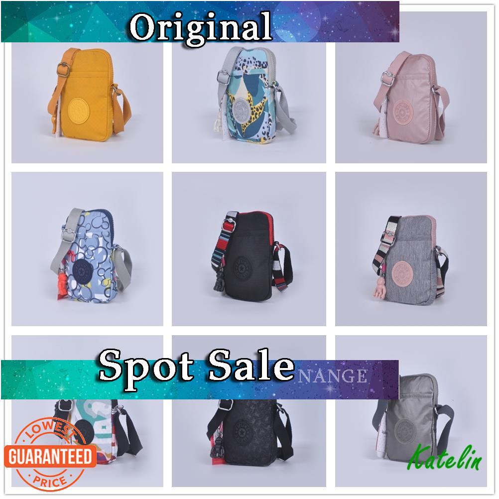 CZV Hàng Mới Về Kipling-K2071 Kipling Túi Điện Thoại Di Động Ly Hợp Nylon