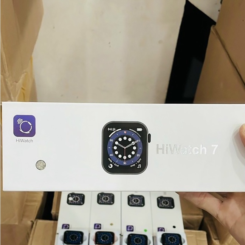 Đồng Hồ Thông Minh T500+ Seri 7 Hiwatch 6 Cao Cấp Nghe Gọi Bluetooth / Smart Watch T500+ Thay Ảnh Màn Hình