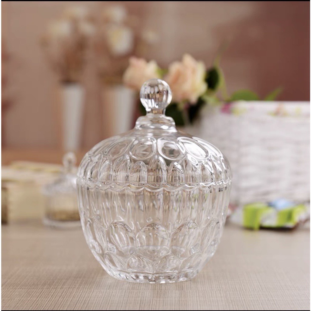 hũ đựng mứt, hạt dưa bi tròn TG1064-4