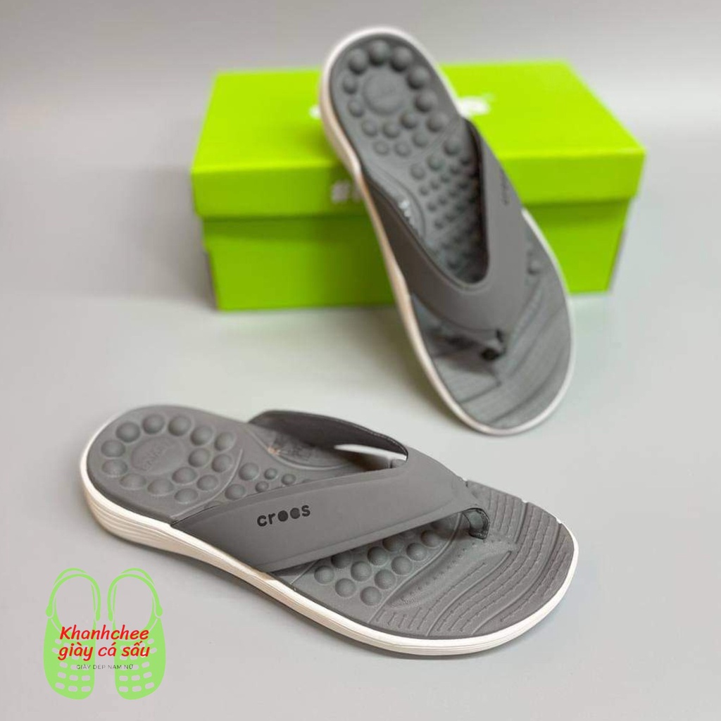 Dép Kẹp Cross Nam Reviva Flip-flop, dép massage, đế chống trơn,chuẩn xịn