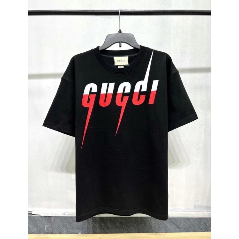 Áo thun GUCCI Tia Sét, chất Cotton Co Dãn 4 Chiều,Thời Trang, Phong Cách, Áo Thun Phong Cách Unisex