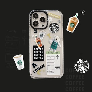 Ốp điện thoại TPU silicon hình Starbucks thích hợp cho iPhone 7 8 Plus X XS XR 11 12 13 Mini Pro Max SE 2020