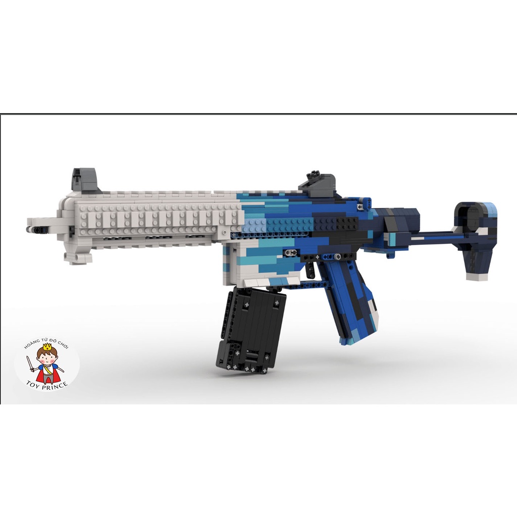 ĐỒ CHƠI LẮP RÁP KIỂU LEGO MÔ HÌNH SÚNG M416 BLACK ICE MOCKEVIN183 TRONG PUBG CS:GO FREE FIRE CoD