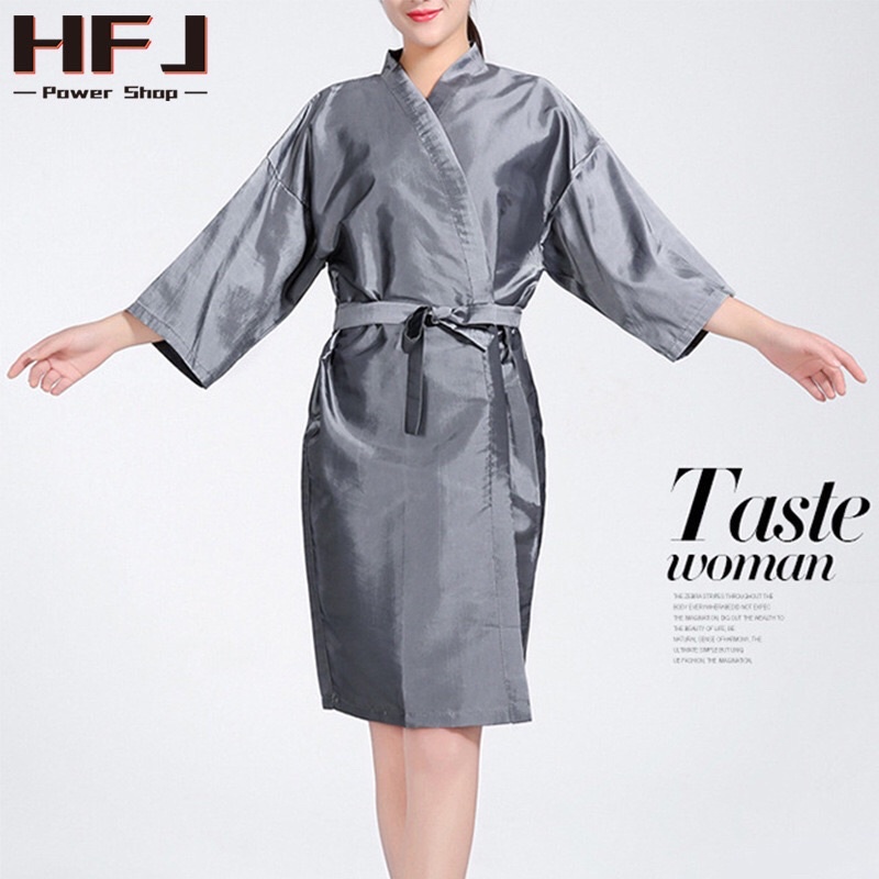 ❌BÁN BUÔN❌ áo choàng hoá chất làm tóc kiểu dáng kimono mặc cho khách tại salon tóc
